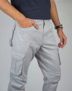 Premium Cargo Pant Gray - Image 2
